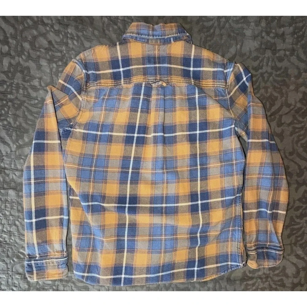 True Religion Shirt Mens S Multicolor Plaid Flannel Long Sleeve Button Up Casual